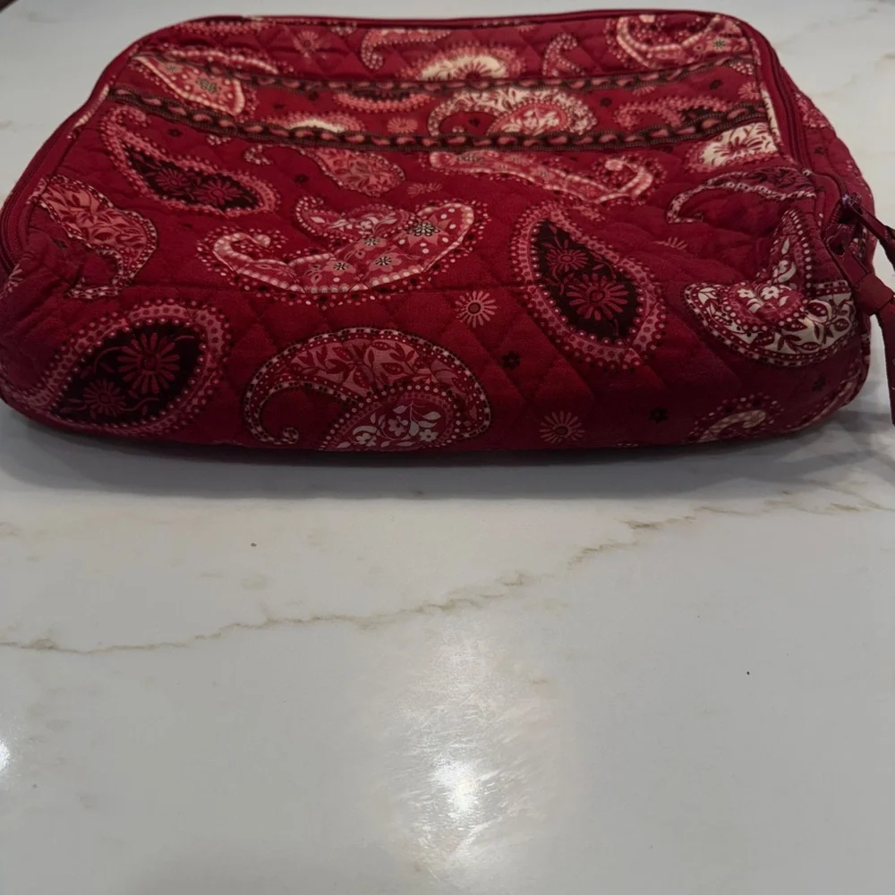 Vera Bradley Red Bandana Paisley Quilted Bag